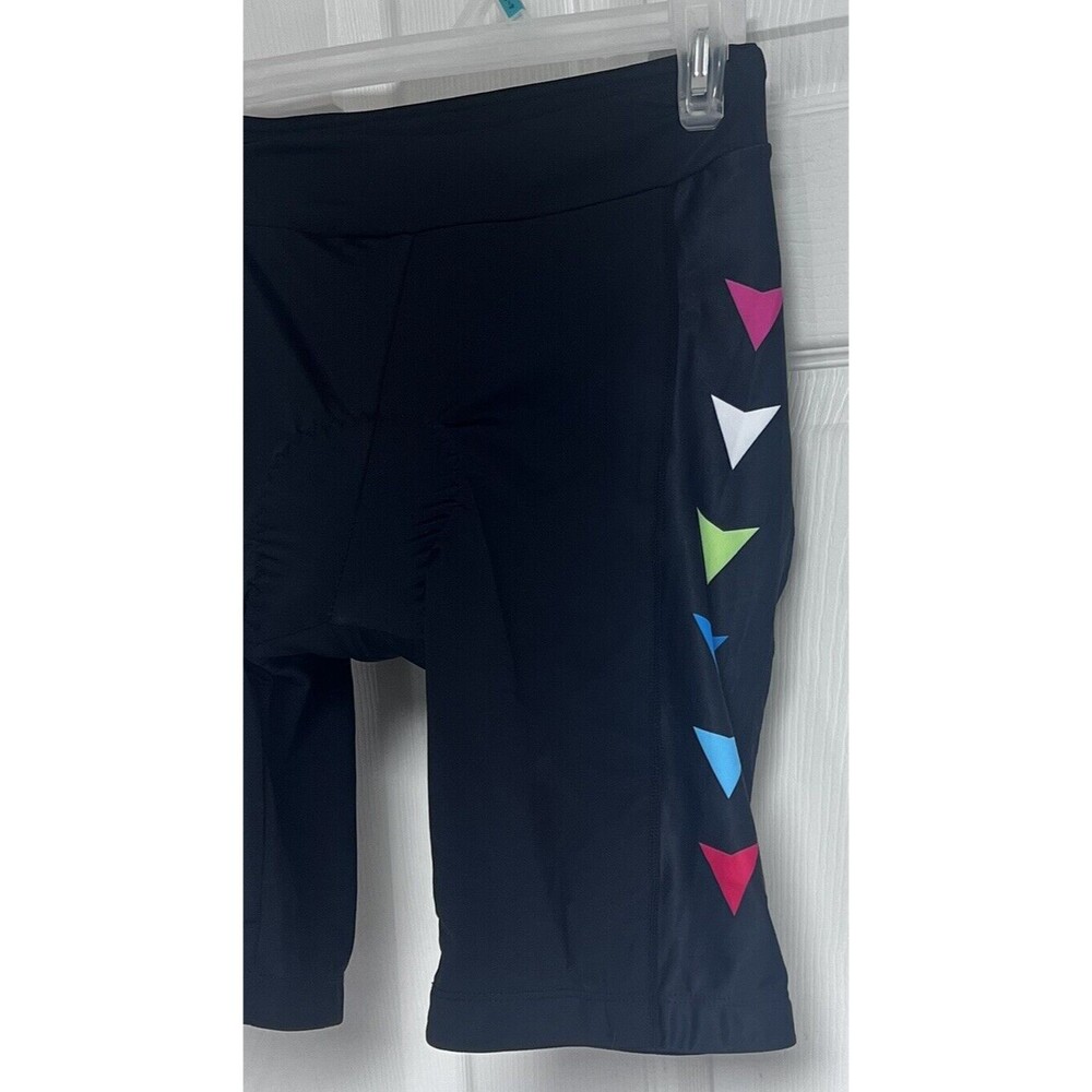 Beroy Womens Medium Cycling Shorts Compression Padded Black Medium M - Picture 3 of 7